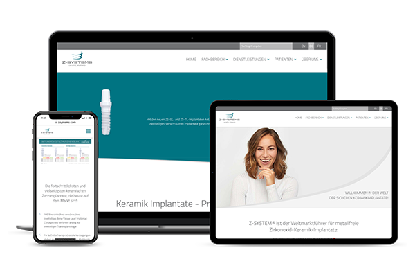 Corporate Webseite Z-Systems AG